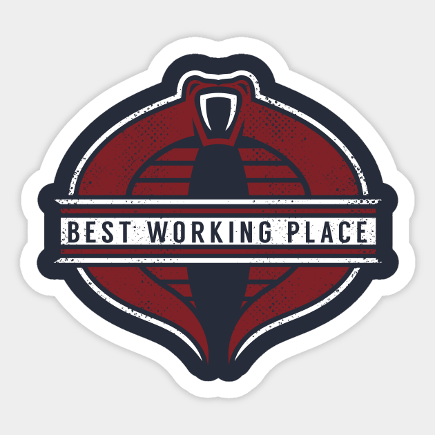 Best Working Place Sticker by manospd